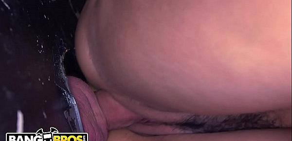  BANGBROS - Big Tit MILF Lisa Ann Milking Multiple Big Cocks In Dank Glory Hole